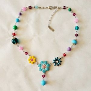 Anna Sui Flower Necklace
